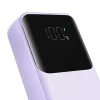 Joyroom JR-PBC07 20000mAh 30W mini power bank USB-C és Lightning kábelekkel - lila thumbnail