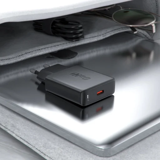 Acefast A65 PD 20W GaN USB-C hálózati töltő - fekete - 6