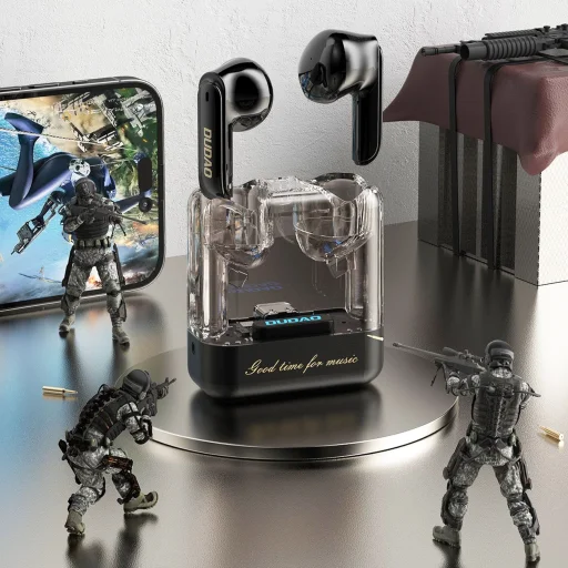 Dudao U18Pro Bluetooth 5.3 TWS vezeték nélküli fülhallgató - fekete - 3