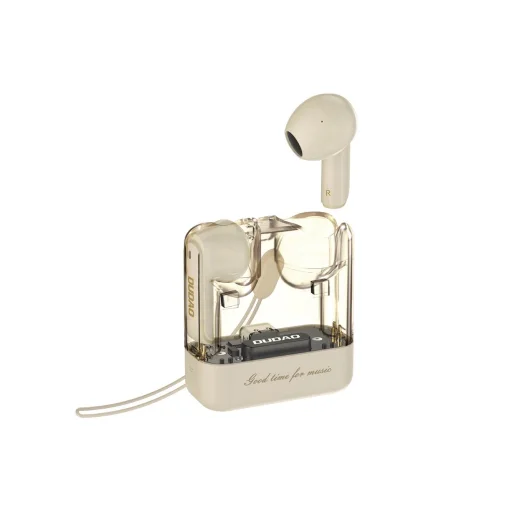 Dudao U18Pro Bluetooth 5.3 TWS vezeték nélküli fülhallgató - bézs - 1