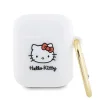 Hello Kitty Szilikon 3D Cica Fej tok AirPods 1/2 - fehér thumbnail