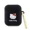 Hello Kitty Szilikon 3D Cica Fej tok AirPods 1/2 - fekete thumbnail