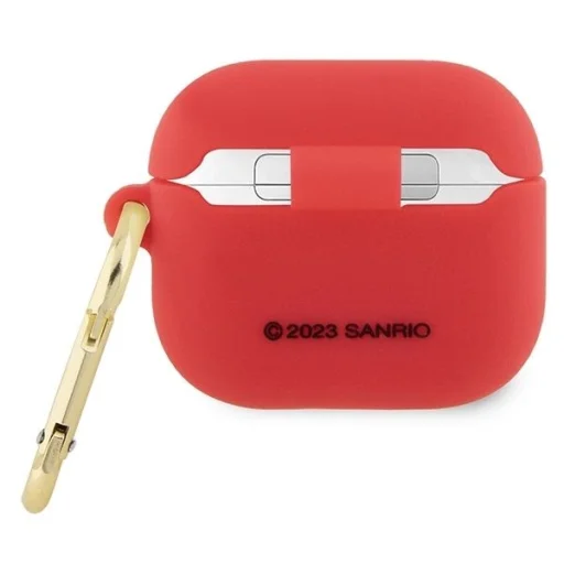 Hello Kitty Szilikon 3D Cica Fej AirPods 3 tok - fukszia - 2