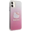Hello Kitty IML Gradient Elektrop Kitty Fejes tok iPhone 11 Rózsaszín thumbnail