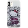 Hello Kitty IML Kitty On Bricks Graffiti tok iPhone 11 - fehér - 3
