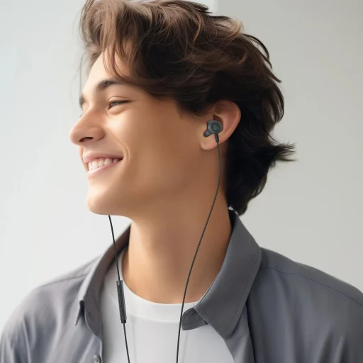 Acefast L1 fülbe helyezhető fülhallgatók Lightning csatlakozóval, mikrofonnal és távirányítóval 1,2 m - fekete - 6