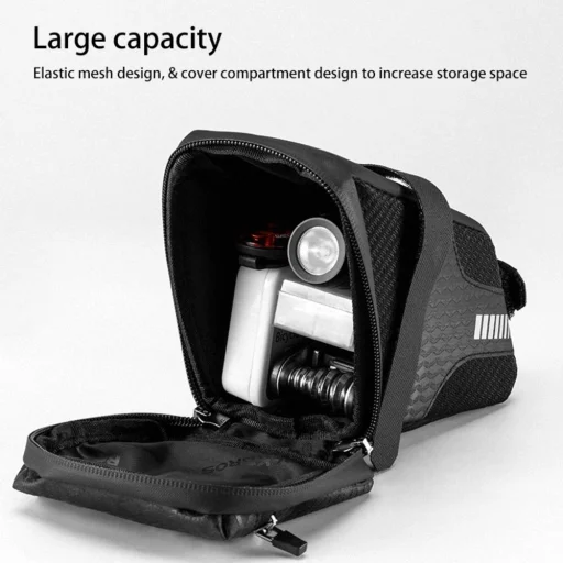 Rockbros C29-BK vízálló biciklis táska nyereg alá - fekete - 8