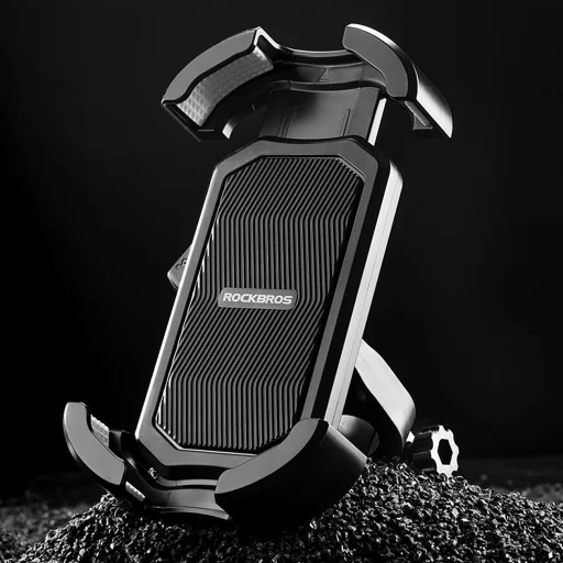 Rockbros 25210032005 Motoros Telefontartó Tükörre - Fekete - 10