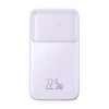 Baseus Comet Series powerbank kijelzővel 10000mAh 22.5W - lila + USB-A / USB-C kábel thumbnail