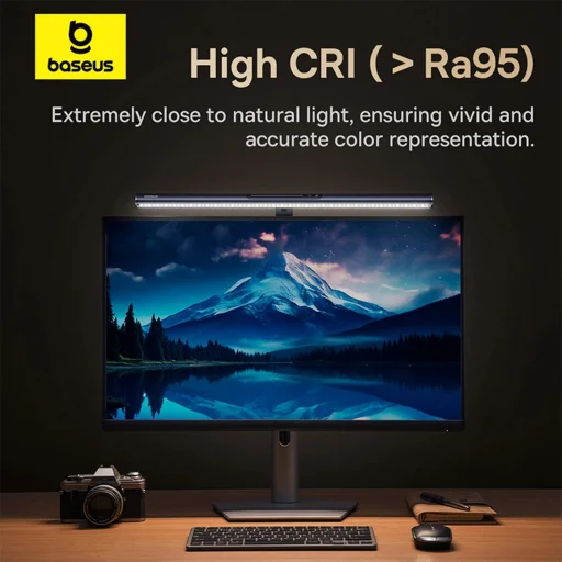 Baseus i-wok 3 BS-LT007 monitor lámpa, mágneses, aszimmetrikus - fekete - 15