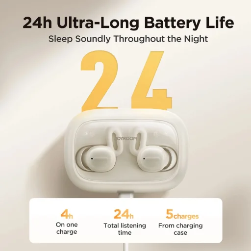 Joyroom JR-TS1 Cozydots Series TWS fülhallgató Bluetooth 5.3-mal és zajcsökkentéssel - fekete - 9