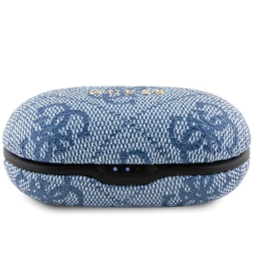TWS Guess 4G Metal Bluetooth fülhallgató ENC töltőállomással - kék - 2