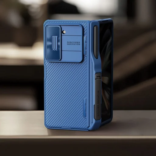 Nillkin CamShield Fold tok Samsung Galaxy Z Fold 5-höz stylus tartóval - fekete - 17