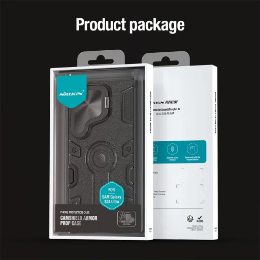 Nillkin CamShield Armor Prop tok Samsung Galaxy S24 Ultra - fekete - 20