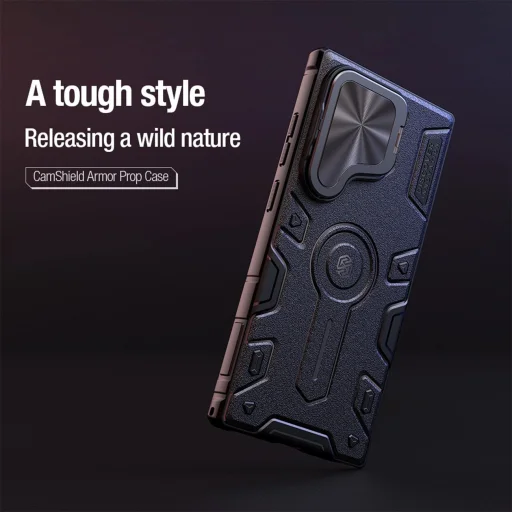 Nillkin CamShield Armor Prop tok Samsung Galaxy S24 Ultra - fekete - 7