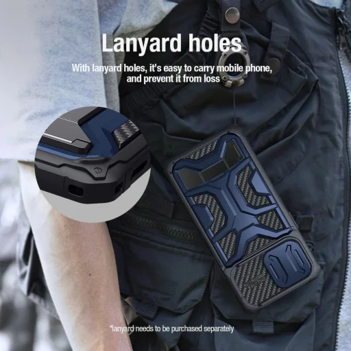 Nillkin Adventurer Pro tok iPhone 14 Pro-hoz - fekete - 11