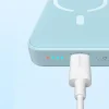 Baseus Magnetic Mini indukciós power bank 10000mAh 20W - kék + USB-C - USB-C kábel thumbnail