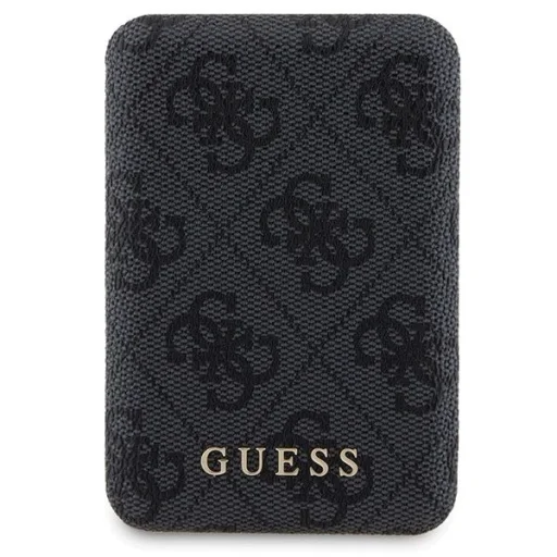 Guess 4G Metal Logo tok és készlet iPhone 11-hez + 5000mAh MagSafe power bank - fekete - 8