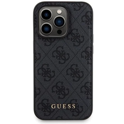 Guess 4G Metal Logo Case Set for iPhone 13 Pro Max + 5000mAh MagSafe Powerbank - Fekete tok - 3
