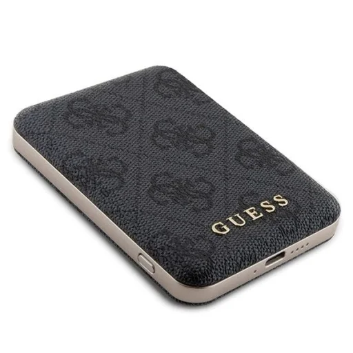 Guess 4G Metal Logo Case Set for iPhone 13 Pro Max + 5000mAh MagSafe Powerbank - Fekete tok - 10