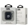 Karl Lagerfeld Monogram Choupette Head tok AirPods 1 / 2 - fekete thumbnail