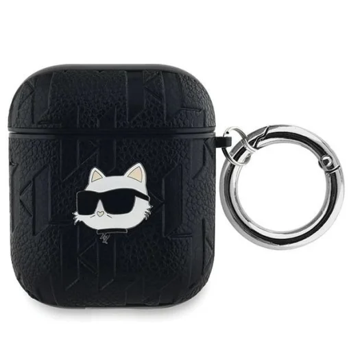 Karl Lagerfeld Monogram Choupette Head tok AirPods 1 / 2 - fekete - 1
