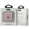 Karl Lagerfeld Monogram Choupette Head tok AirPods 1 / 2 - rózsaszín thumbnail