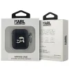 Karl Lagerfeld Monogram Karl & Choupette Fej tok AirPods 1/2 - fekete thumbnail