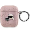 Karl Lagerfeld Monogram Karl & Choupette Head tok AirPods 1 / 2 - rózsaszín
