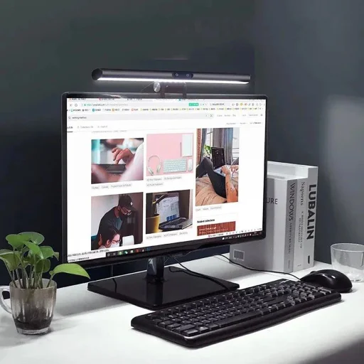 Silver Monkey Lightbar LB200 monitor lámpa 2800K-5500K + távirányító - fekete - 6