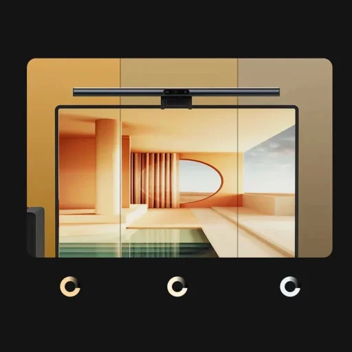 Silver Monkey Lightbar LB200 monitor lámpa 2800K-5500K + távirányító - fekete - 8