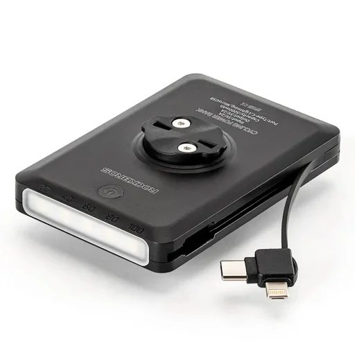 Rockbros JP008 első biciklilámpa powerbankkal 5000mAh 150lm IPX6 - fekete - 3