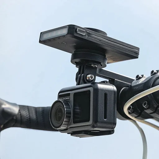 Rockbros JP008 első biciklilámpa powerbankkal 5000mAh 150lm IPX6 - fekete - 5