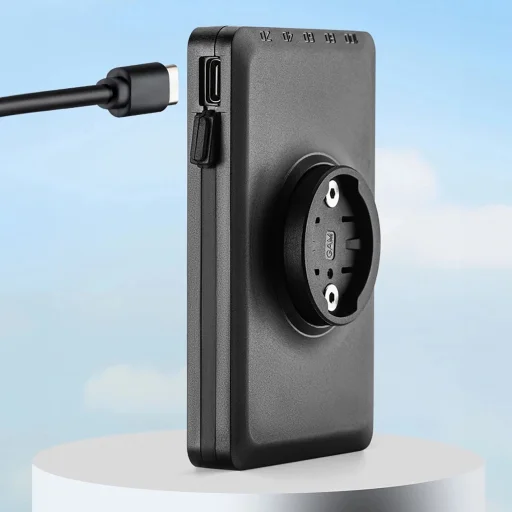 Rockbros JP008 első biciklilámpa powerbankkal 5000mAh 150lm IPX6 - fekete - 7