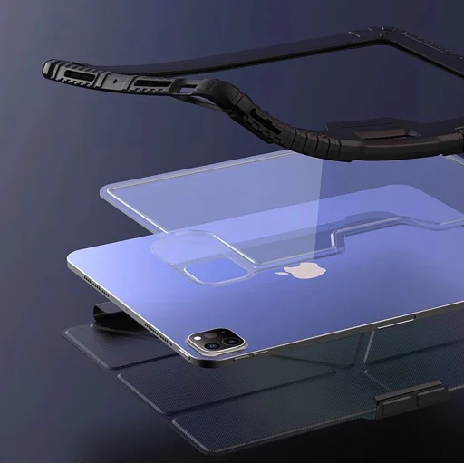 Nillkin Bumper Leather Case Pro iPad Pro 11" 2024 - fekete tok - 11