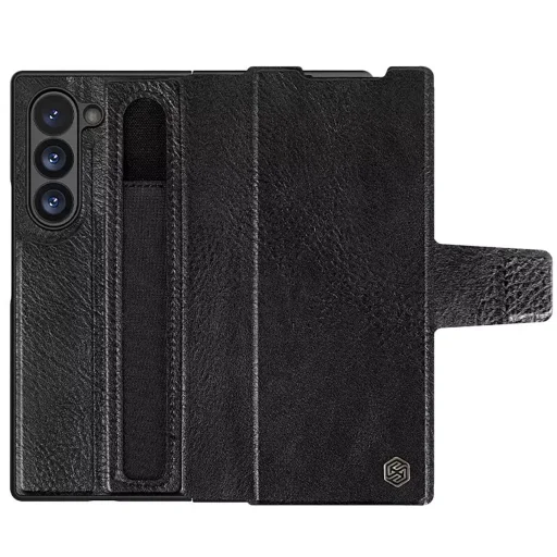 Nillkin Aoge Leather Case Samsung Galaxy Z Fold 6 5G tok - fekete - 3