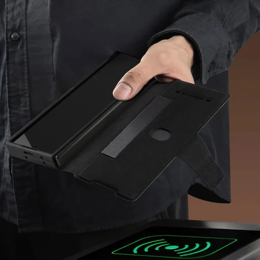 Nillkin Aoge Leather Case Samsung Galaxy Z Fold 6 5G tok - fekete - 6