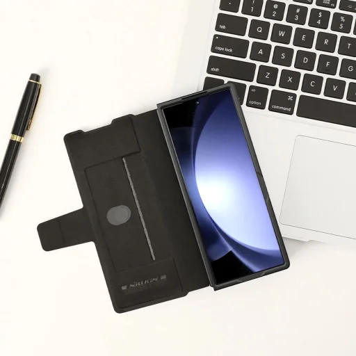 Nillkin Aoge Leather Case Samsung Galaxy Z Fold 6 5G tok - fekete - 7
