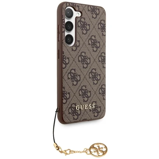 Original Case GUESS - hardcase 4G Charms Collection GUHCSA55GF4GBR Samsung Galaxy A55 Barna tok - 4