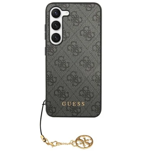 Eredeti GUESS tok - keménytok 4G Charms Kollekció GUHCSA35GF4GGR Samsung Galaxy A35 fekete tok - 3