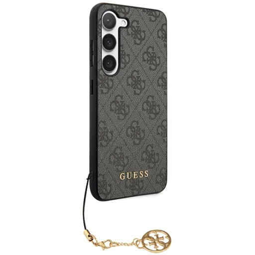 Eredeti GUESS tok - keménytok 4G Charms Kollekció GUHCSA35GF4GGR Samsung Galaxy A35 fekete tok - 4