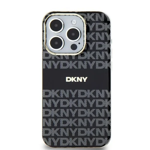 Original Case DKNY hardcase IML Mono & Stripe MagSafe DKHMP15MHRHSEK tok iPhone 15 Plus/14 Plus fekete - 1