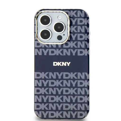 Original Case DKNY IML Mono & Stripe MagSafe kemény tok DKHMP15SHRHSEB iPhone 15 kék - 1