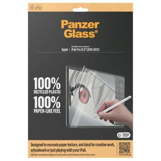 Antibakteriális PanzerGlass GraphicPaper fólia tükröződésmentes szűrővel iPad Pro 12.9" 2018 / 2020 / 2021 / 2022 üvegfólia - 4