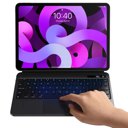 Baseus Brilliance billentyűzetes tok iPad Pro 11 2018 / Air 4 / Air 5 / iPad 10 (2022) - szürke - 16