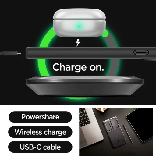 Spigen Optik Armor tok Samsung Galaxy S24 Ultra - fekete - 11