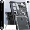 Spigen Ultra Hybrid puzdro pre Samsung Galaxy S24 Ultra - tmavosivé (vzor Zero One) thumbnail