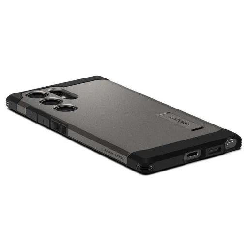 Spigen Tough Armor puzdro pre Samsung Galaxy S24 Ultra - metalická sivá - 11