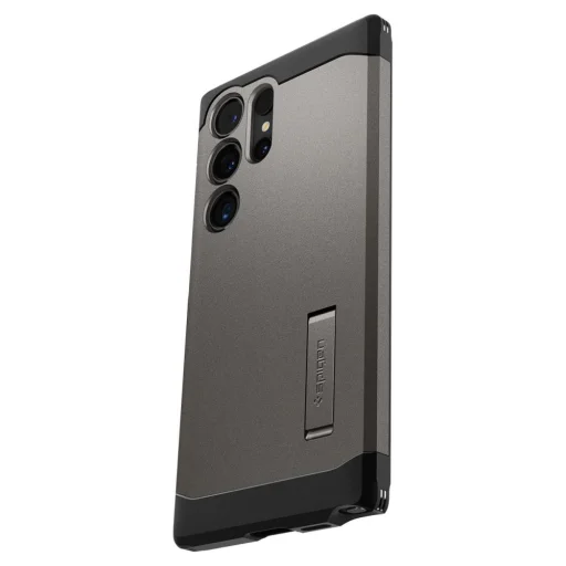 Spigen Tough Armor puzdro pre Samsung Galaxy S24 Ultra - metalická sivá - 4