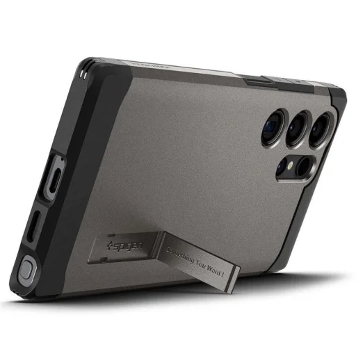 Spigen Tough Armor puzdro pre Samsung Galaxy S24 Ultra - metalická sivá - 10